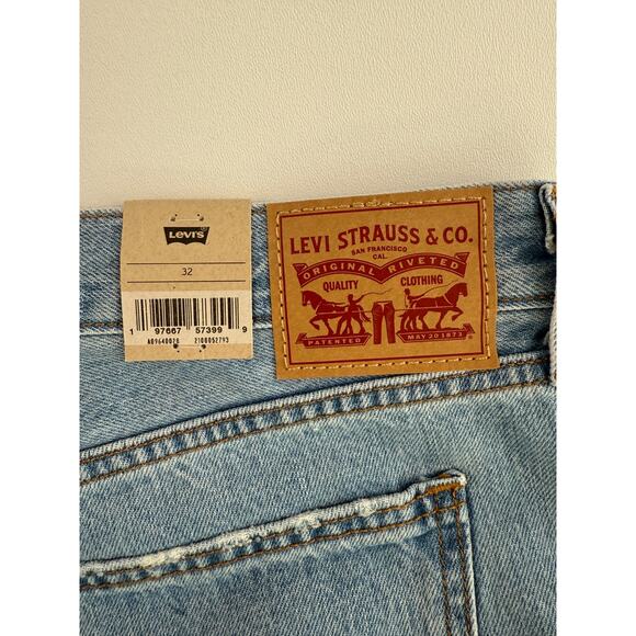 Levi's Women's Low Pro Straight Leg Zip Fly Mid Rise Jeans Size 32 Blue NWT - Picture 9 of 16